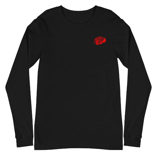 Long Sleeve Men’s Tee Land Back Native Indigenous Rights - Nikikw Designs