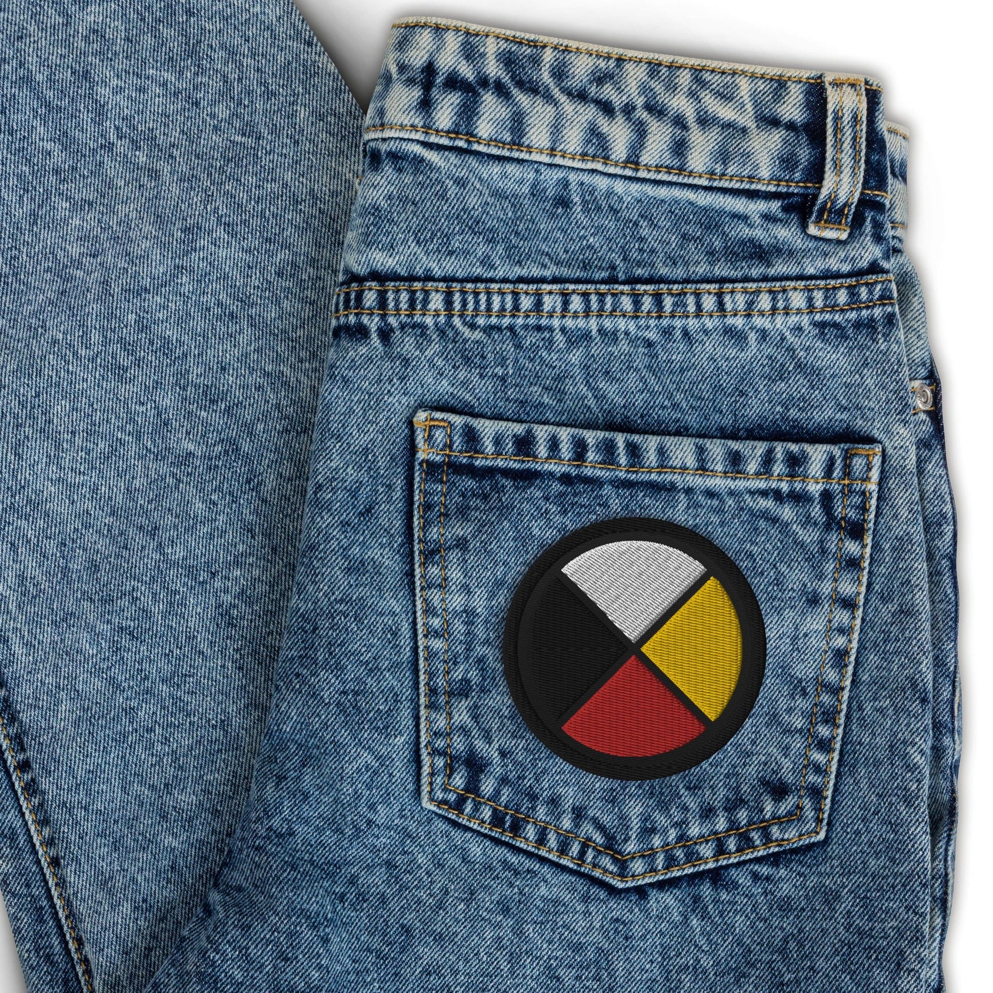 Medicine Wheel Embroidered patches - Nikikw Designs