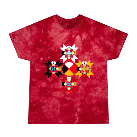 Medicine Wheel Tie-Dye Tee - Nikikw Designs