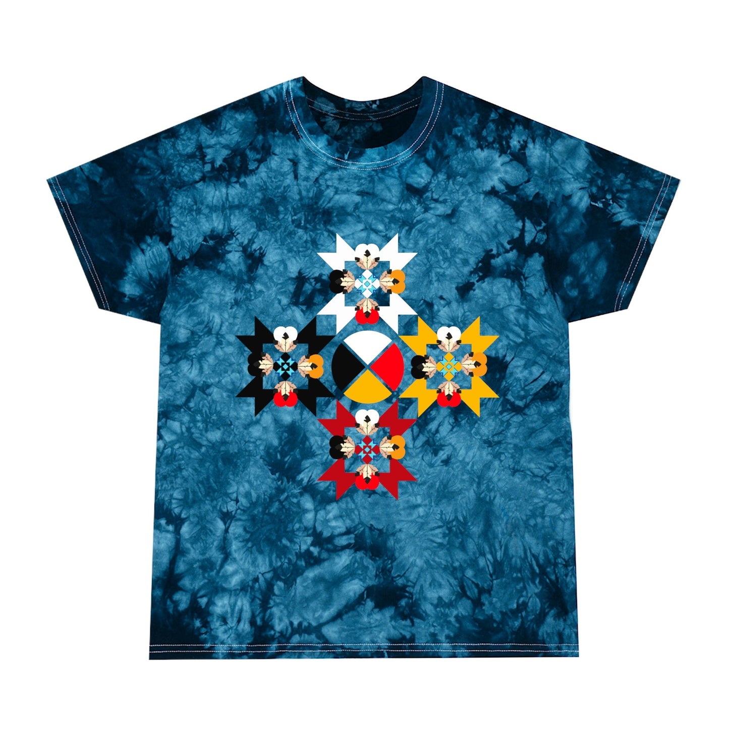 Medicine Wheel Tie-Dye Tee - Nikikw Designs