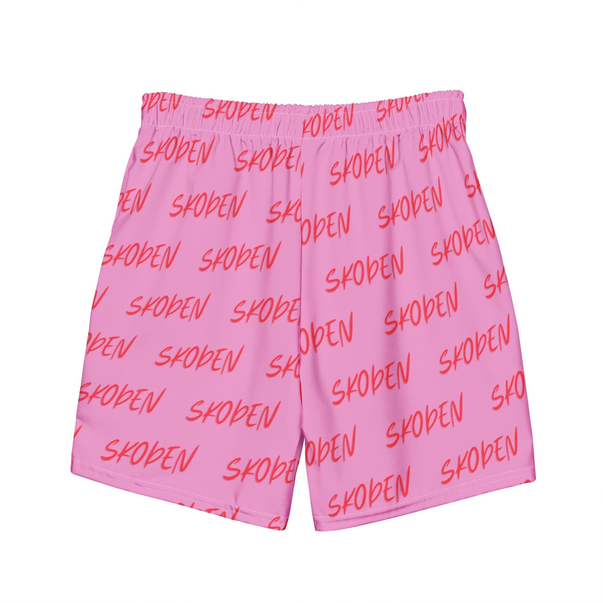 Men's Skoden Pink swim trunks - Nikikw Designs