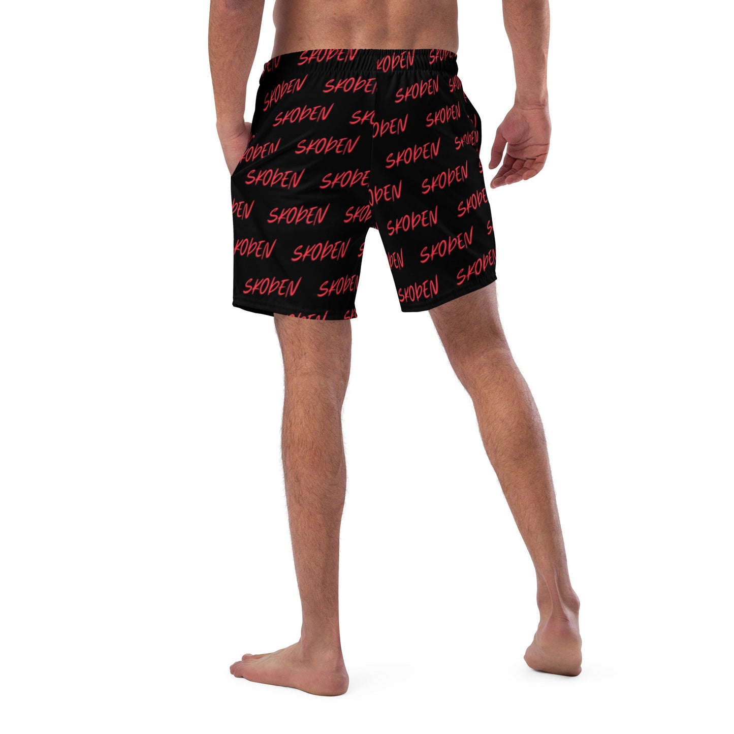 Men's swim trunks Native Recycled Material Skoden Black - Nikikw Designs