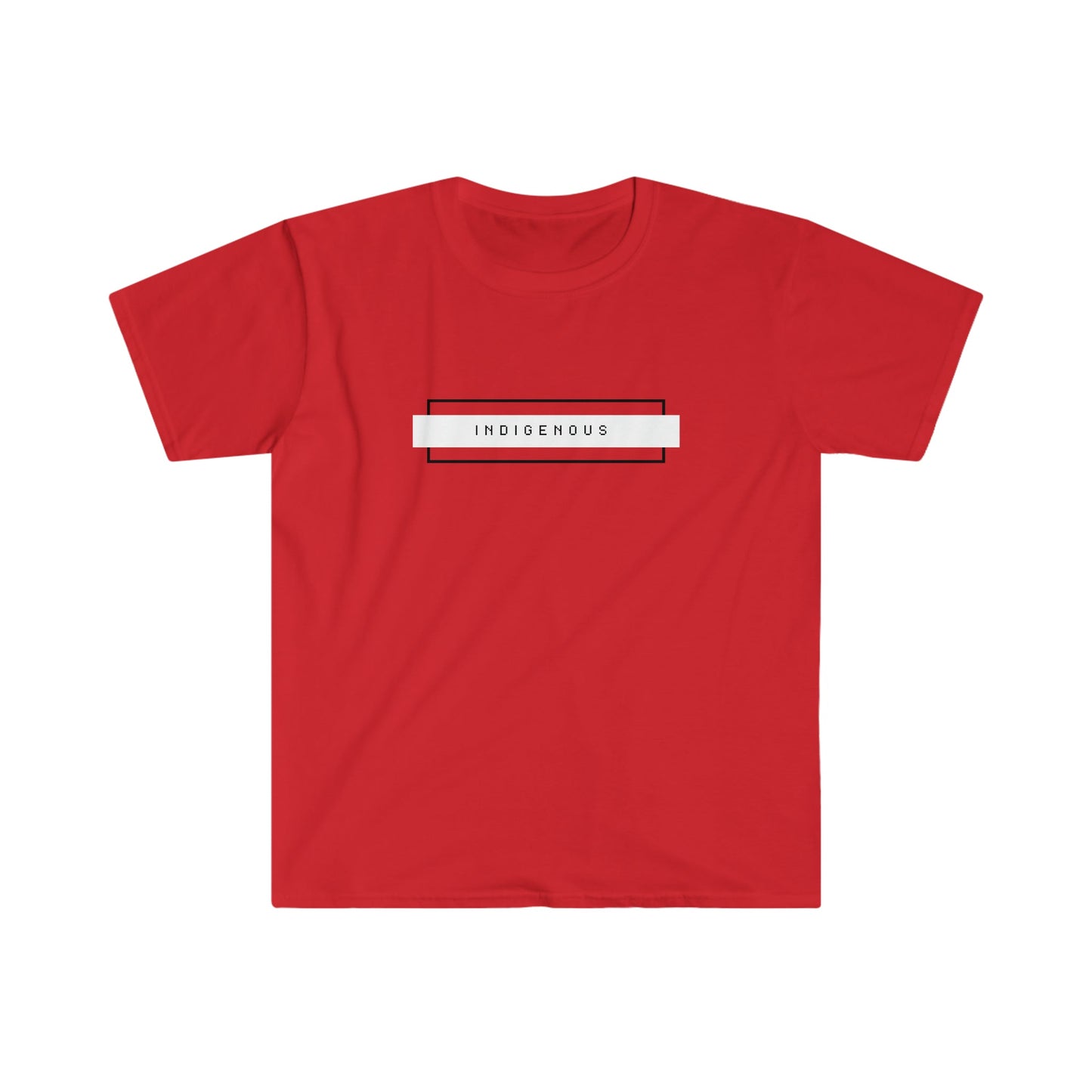 Minimalist Indigenous Softstyle Unisex T-Shirt - Nikikw Designs
