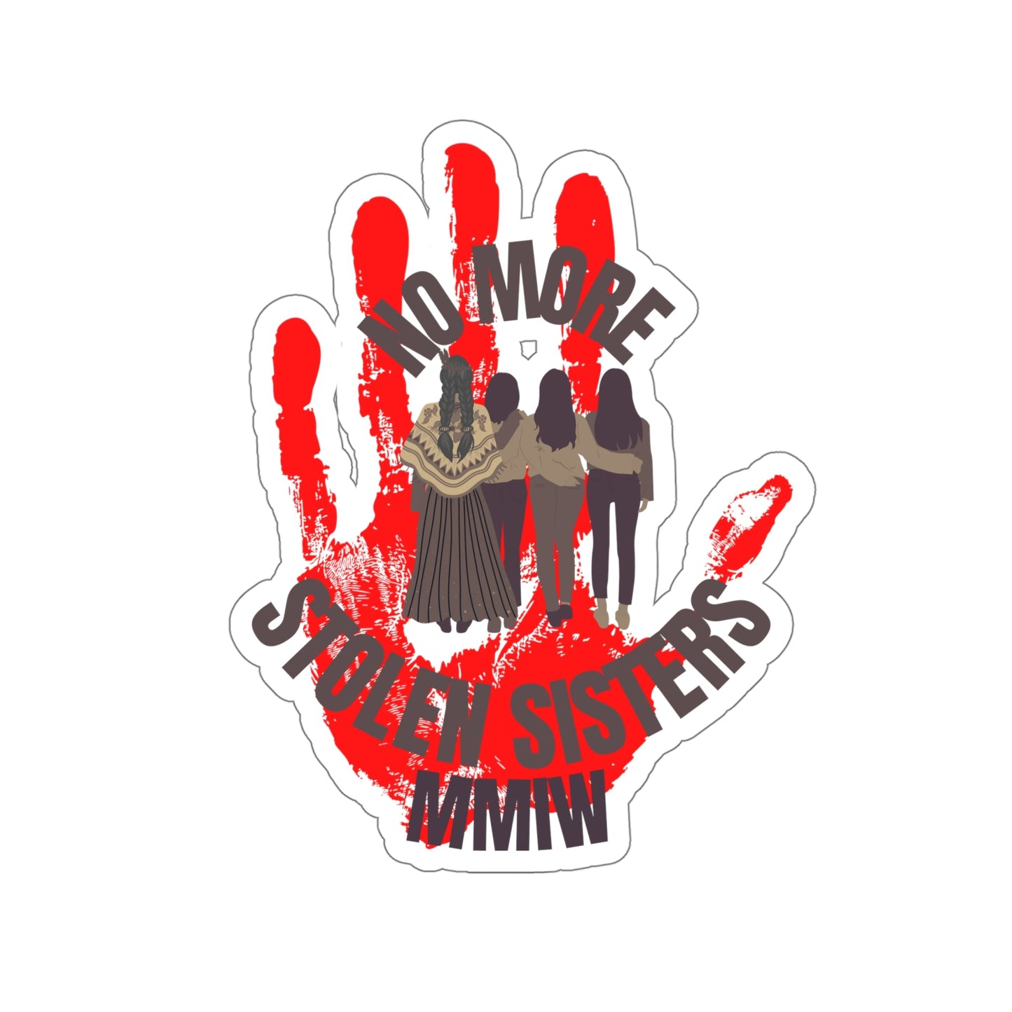 MMIW Kiss-Cut Stickers - Nikikw Designs