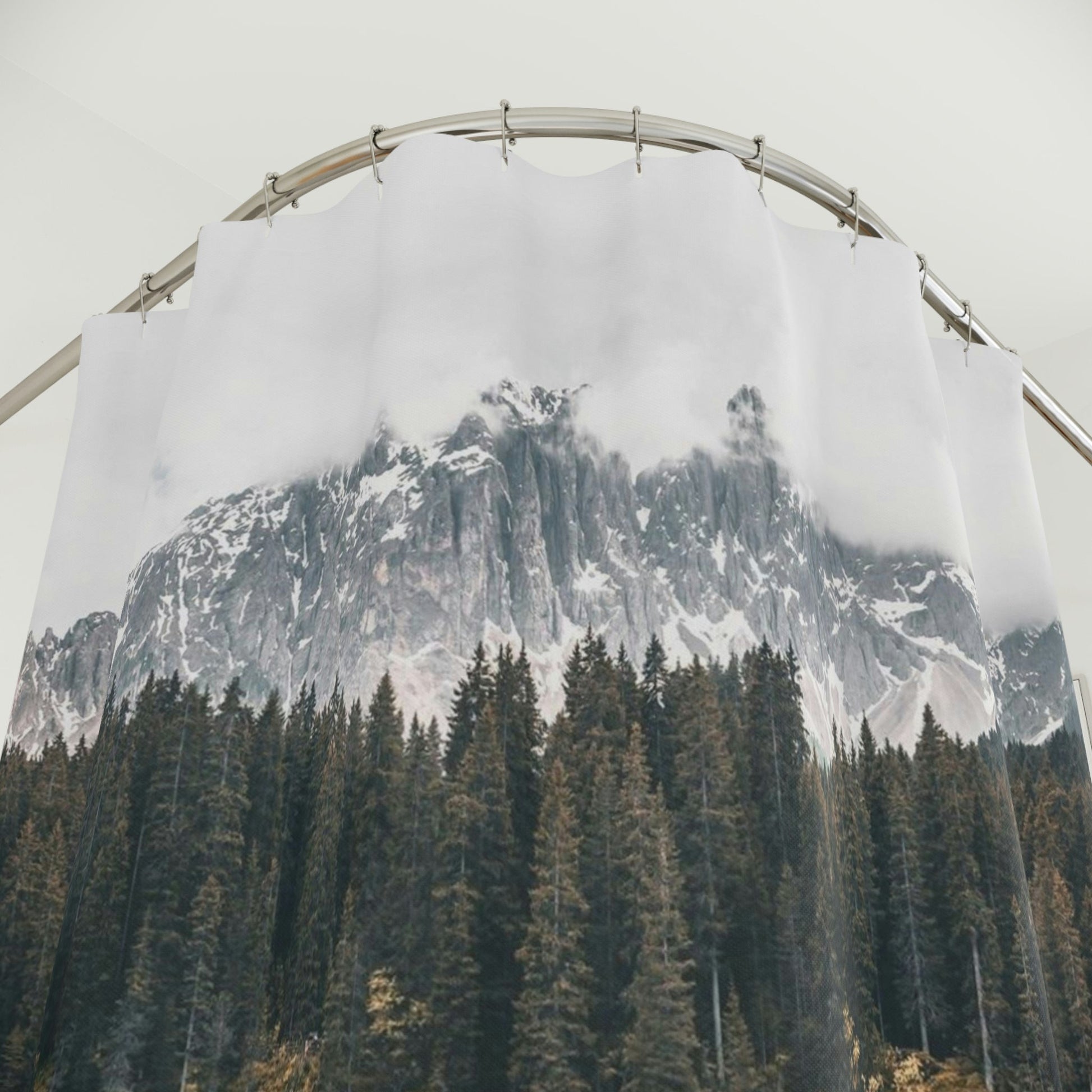 Mountain Lake Shower Curtain - Nikikw Designs