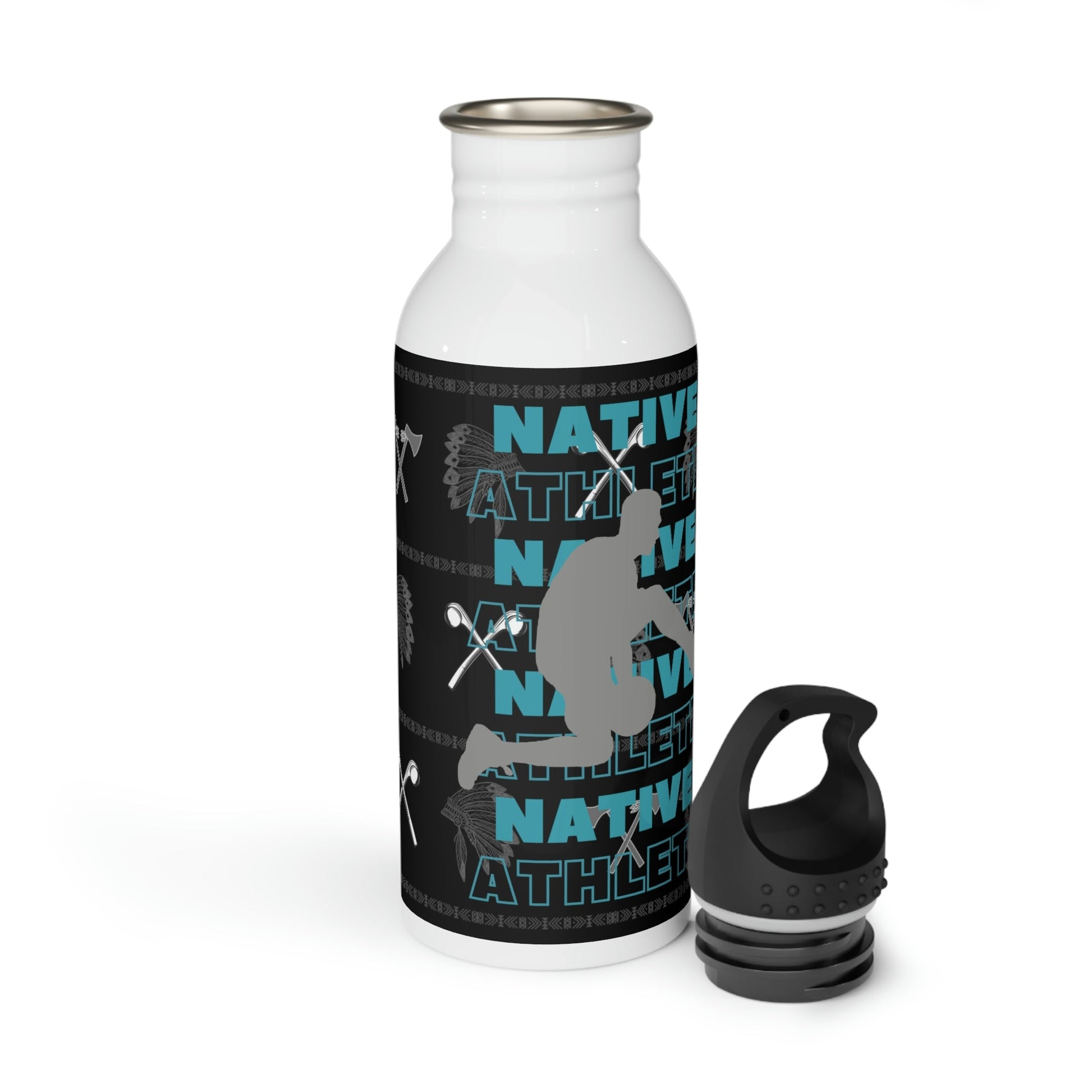 Native Athlete Stainless Steel Water Bottle - Nikikw Designs