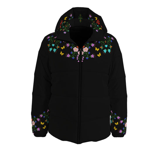 Native Floral Duck Down Jacket - Nikikw Designs