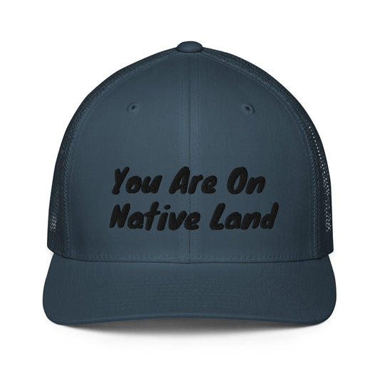 Native Land Closed-back trucker Hat Land Back - Nikikw Designs