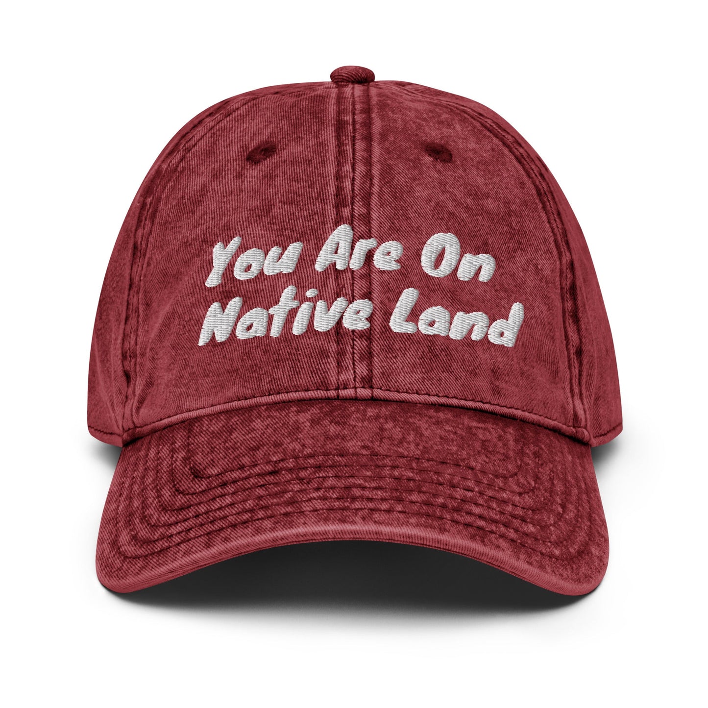 Native Land Vintage Hat - Nikikw Designs
