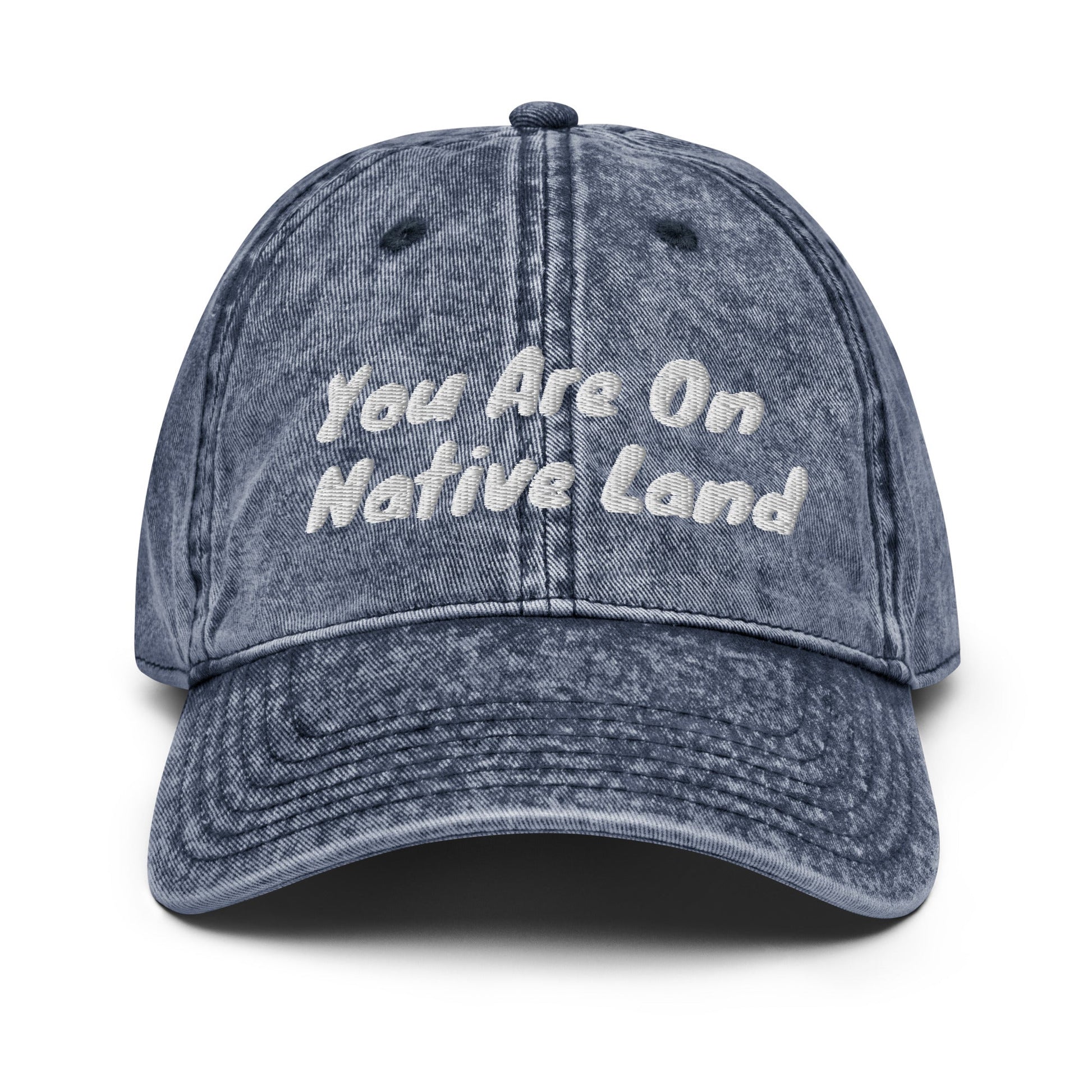 Native Land Vintage Hat - Nikikw Designs